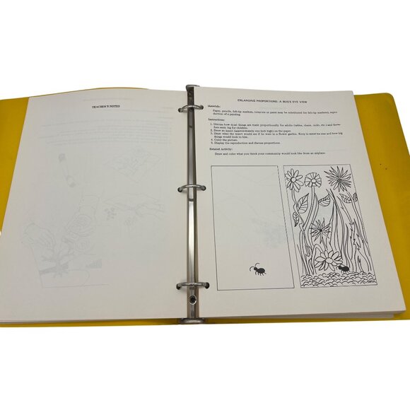 1975 Art Handbook for Elementary Teachers Spiral Bound Teaching Aid Homeschool - Picture 5 of 10